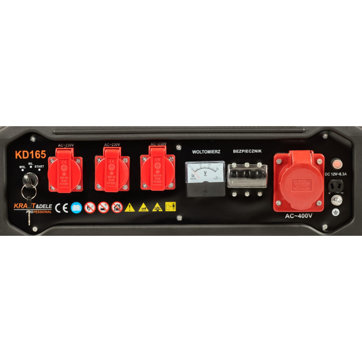 Agregat prądotwórczy 5500W 12/230V/380V KD165