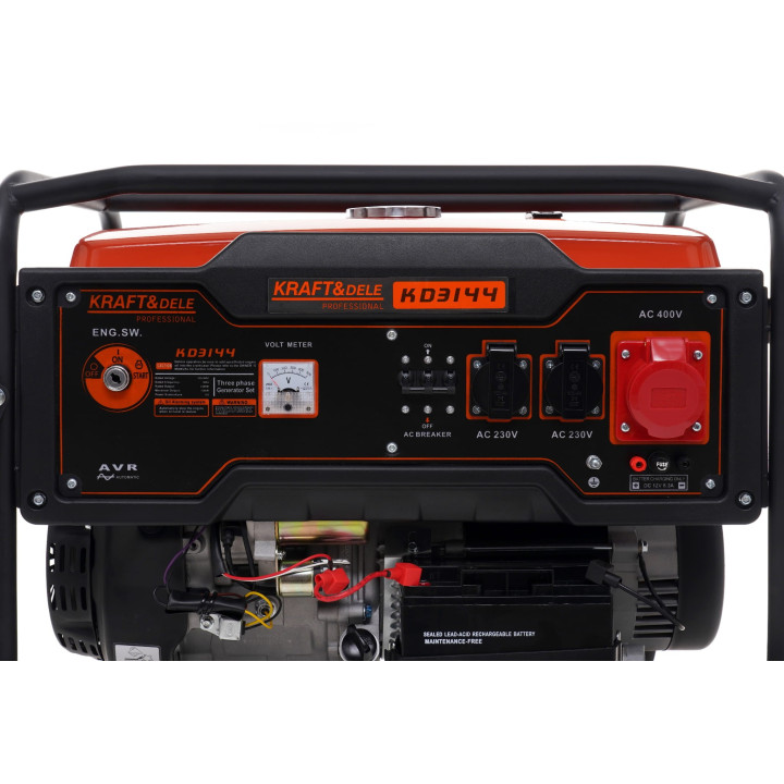 Agregat prądotwórczy trójfazowy 6,5 kW /  7 kW KD3144