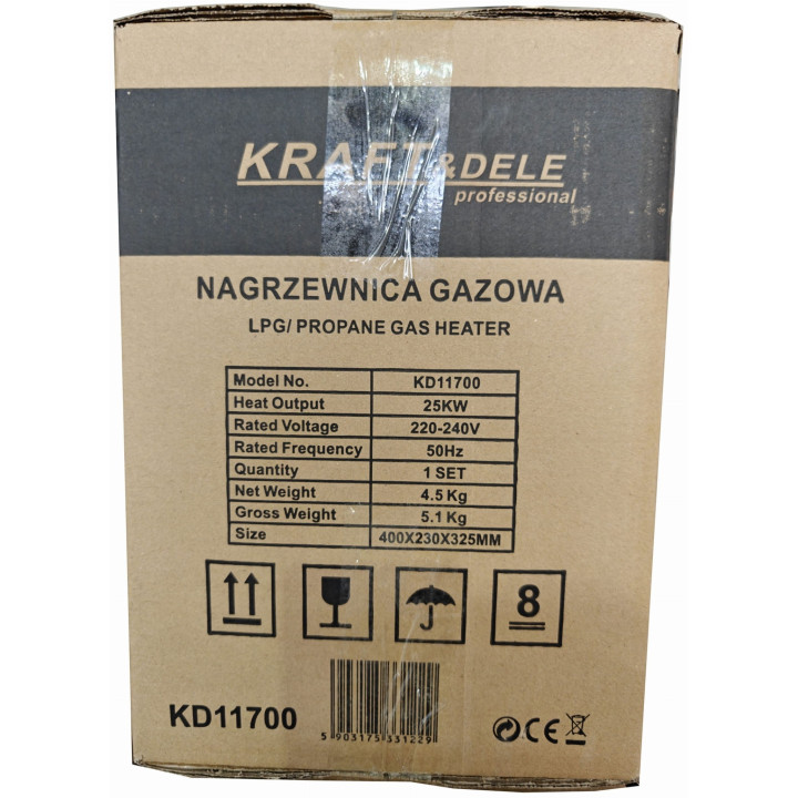 Nagrzewnica gazowa 25kW KD11700