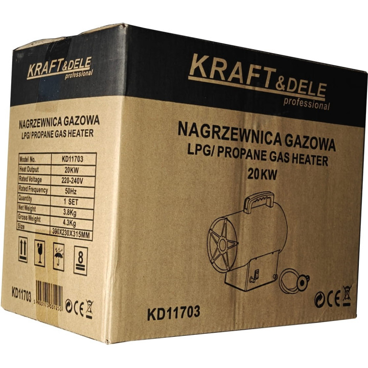 Nagrzewnica gazowa 20kW KD11703