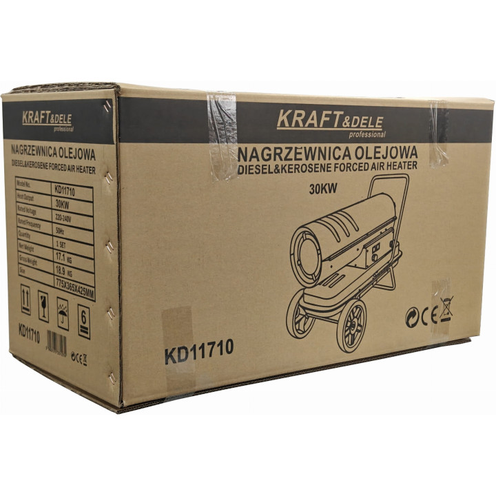 Nagrzewnica olejowa 30kW termostat KD11710
