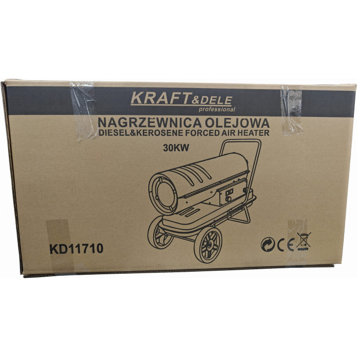 Nagrzewnica olejowa 30kW termostat KD11710