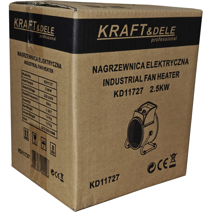 Nagrzewnica elektryczna 2,5kW KD11727