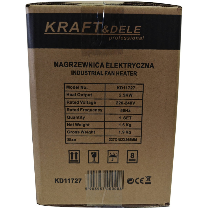 Nagrzewnica elektryczna 2,5kW KD11727