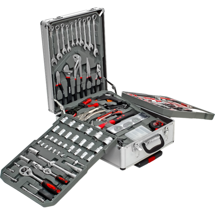 Klucze Zestaw 188 elementów KD314 Aluminiowa walizka