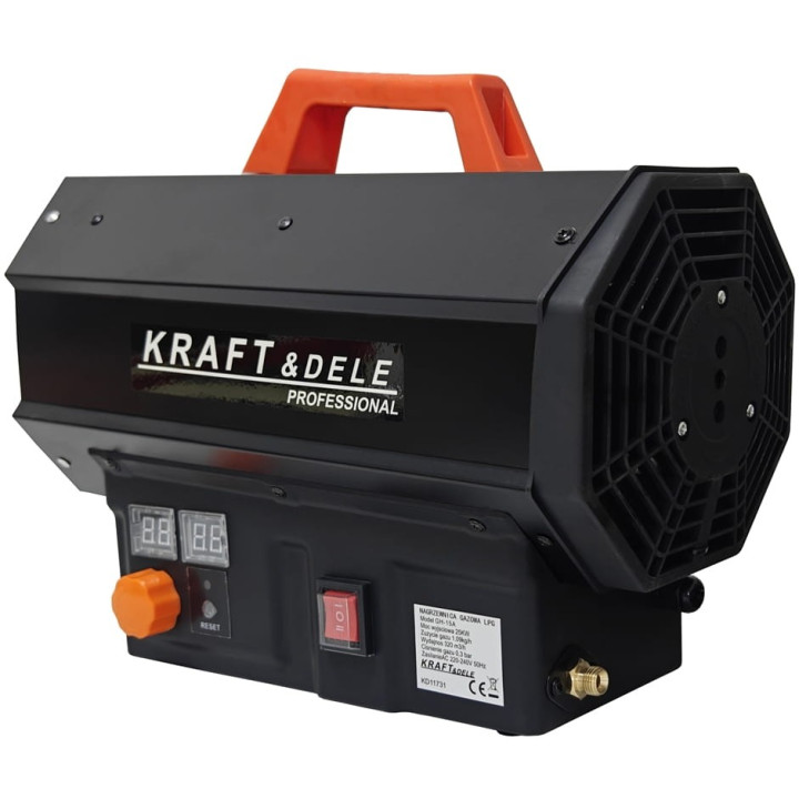 Nagrzewnica gazowa 25kW + reduktor  AUTOMAT KD11731