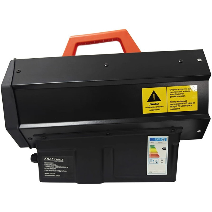 Nagrzewnica gazowa 25kW + reduktor  AUTOMAT KD11731