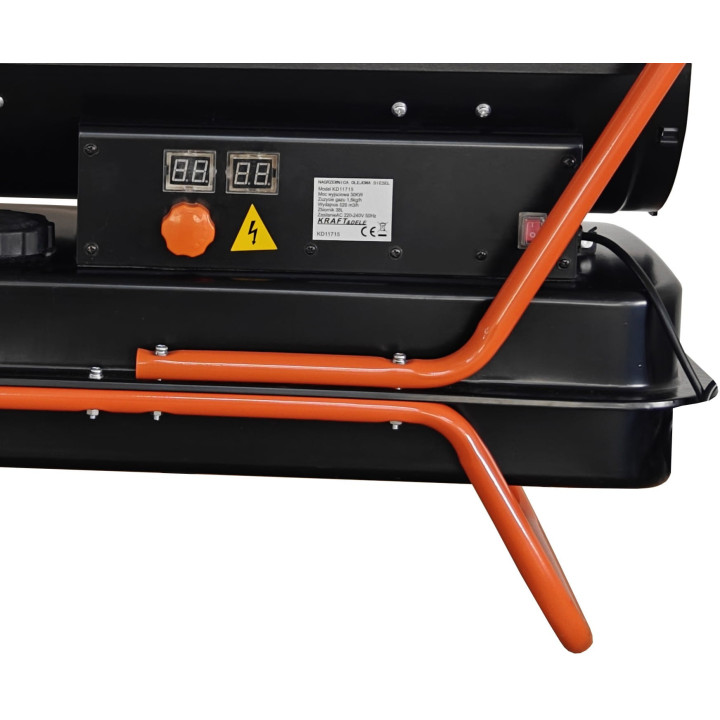 NAGRZEWNICA OLEJOWA  30 KW / TERMOSTAT / ODPROWADZENIE SPALIN  KD11715