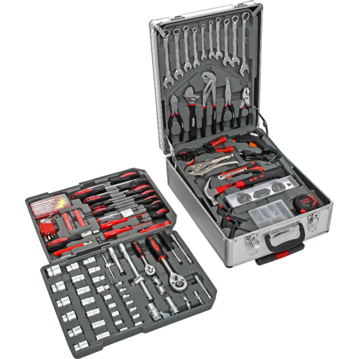 Klucze Zestaw 188 elementów KD314 Aluminiowa walizka