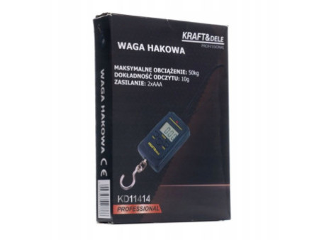 WAGA HAKOWA RĘCZNA MAX 50KG KD11414