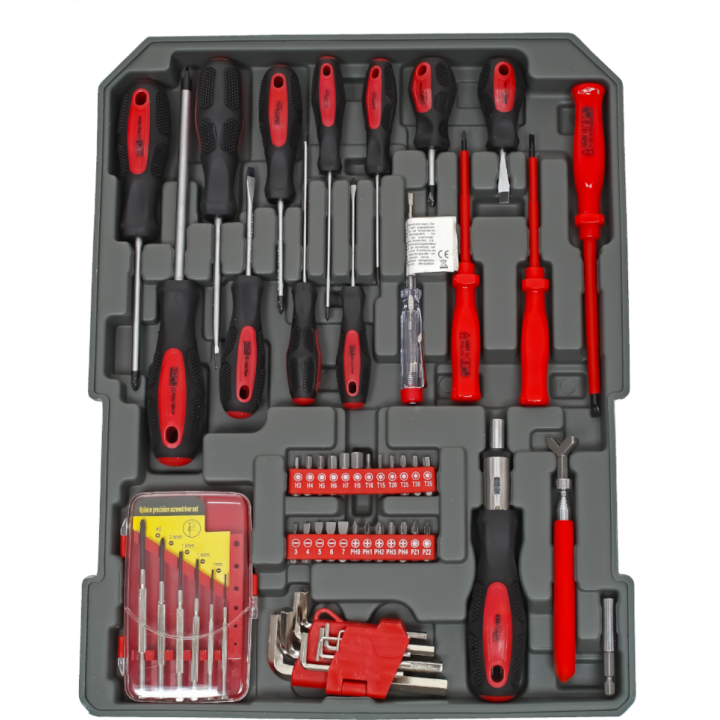 Klucze Zestaw 188 elementów KD314 Aluminiowa walizka