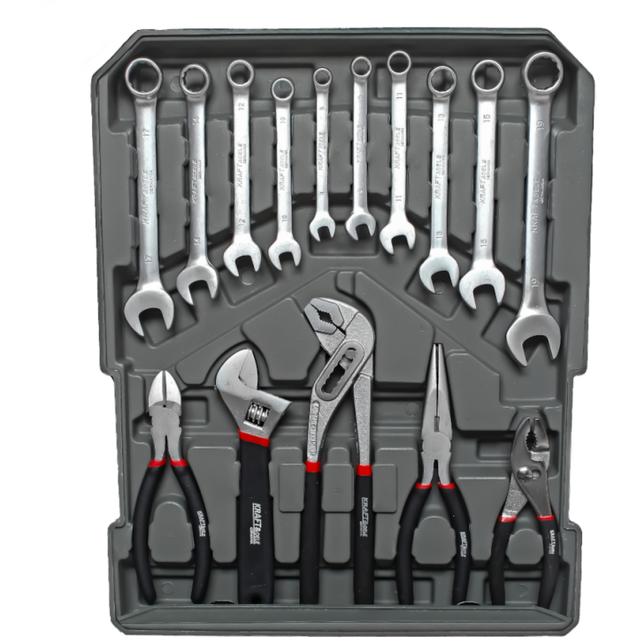 Klucze Zestaw 188 elementów KD314 Aluminiowa walizka