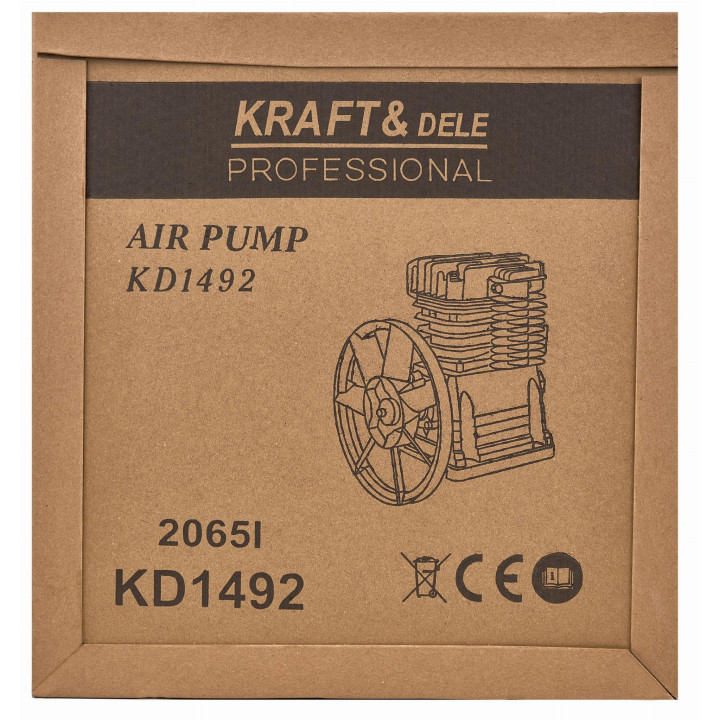 Sprężarka powietrza 2,2kW 2 tłoki KD1492 2 tłoki