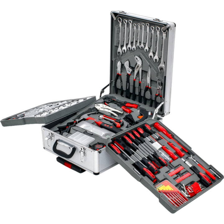 Klucze Zestaw 188 elementów KD314 Aluminiowa walizka
