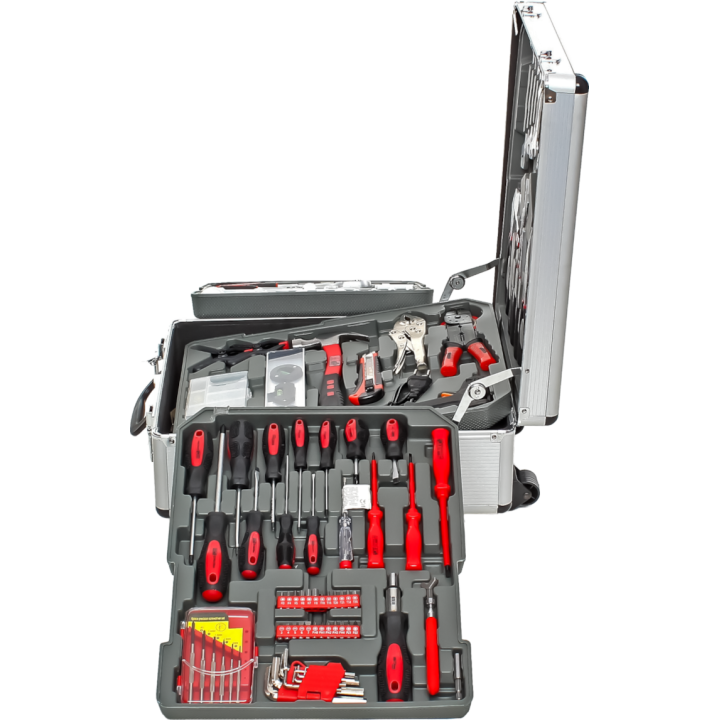 Klucze Zestaw 188 elementów KD314 Aluminiowa walizka