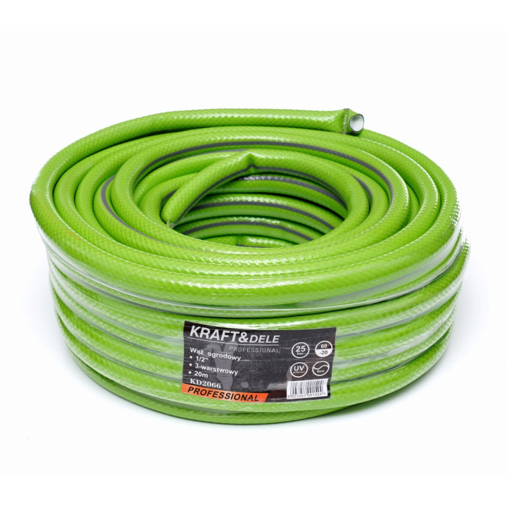 Wąż do wody ogrodowy 4-warstwowy 1/2'' 20m KD2066