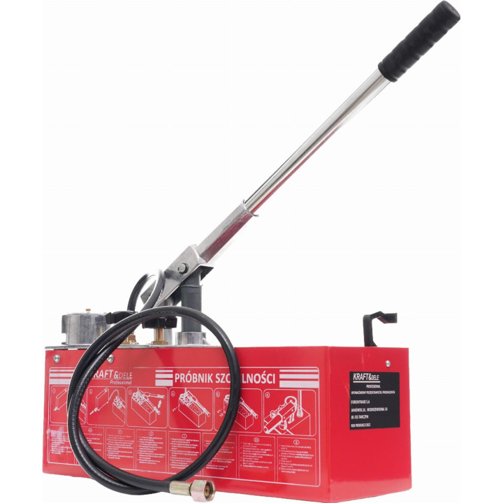 Pompa kontrolna do prób ciśnieniowych  0-50kg / 45ml / 12L KD10478